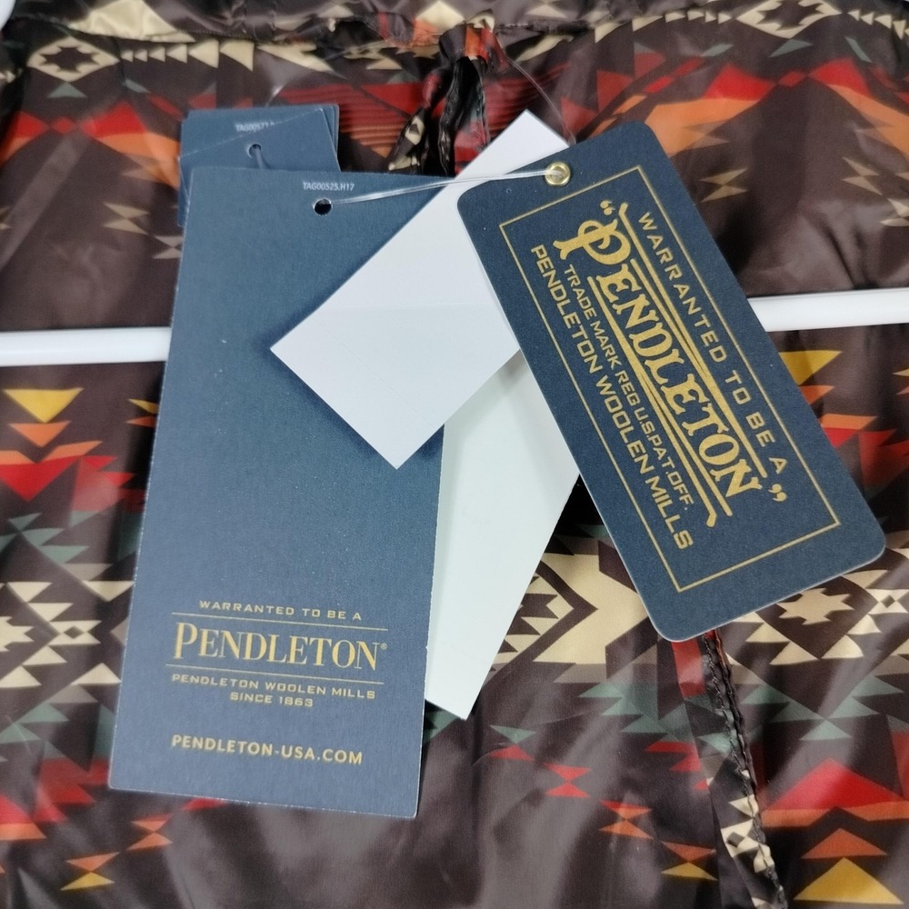 Pendleton Jacket Womens Small Brown Reversible Do… - image 10